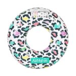 Bou�e gonflable ronde - air my fun - l�opard �120cm - piscine & plage - ultra confort