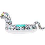 Bou�e gonflable xxl chevauchable - l�opard - 150x150x105cm