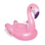 Bou�e xxl chevauchable flamant rose luxe - bestway - 173 x 170 cm - vinyle r�sistant - soupapes de s�curit� ...