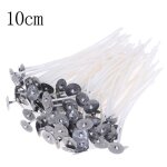 Bougie100 pi�ces m�ches de bougie coton noyau cir� m�che avec durable pour bougie romancier - type 100pcs ...