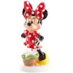 Bougie danniversaire - dekora - minnie - 9cm - rouge - décoration de fête Bougie danniversaire - dekora - minnie - 9cm - rouge - décoration de fête
