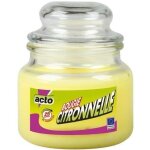 Bougie citronnelle - acto - pot en verre - petit format - 25 heures
