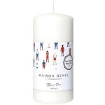 Bougie cylindrique - le chat - grand modèle - lintemporelle - hauteur 14. 5cm - blanc pur Bougie cylindrique - le chat - grand modèle - lintemporelle - hauteur 14. 5cm - blanc pur