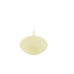 Bougie flottante - d�coration de no�l - lot de 6 ivoire