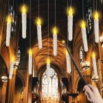 Bougies flottantes led - magiques - lot de 12 - télécommande baguette - lumière vacillante - décoration ... Bougies flottantes led - magiques - lot de 12 - télécommande baguette - lumière vacillante - décoration ...