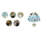 Bougie pour gteau danniversaire denfants de la reine des neiges 2 frozen
