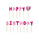 Bougies happy birthday minnie