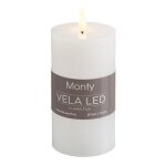 Bougie led - non spécifié - 13 cm - cire - flamme fixe - intérieur Bougie led - non spécifié - 13 cm - cire - flamme fixe - intérieur