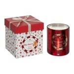 Bougie parfum�e photophore en verre 210g pain d�pice - feeric christmas