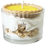 Bougie parfum�e tartelette au citron fabriqu�e en provence