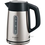 Bouilloire - bosch - twk4p440 - 17 l - 2400 w - noir acier inoxydable