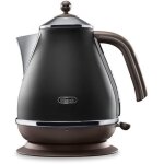 Bouilloire - delonghi - kbov2001. bk - 2000 w - 17 l - noir mat / chocolat