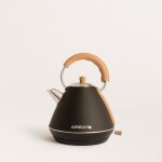 Bouilloire électrique rétro - create - 17l - acier inoxydable - système anti - calcaire Bouilloire électrique rétro - create - 17l - acier inoxydable - système anti - calcaire