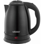 Bouilloire électrique 1. 8l inox sans fil noir hagen ha5525 - blk Bouilloire électrique 1. 8l inox sans fil noir hagen ha5525 - blk