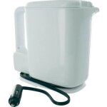 Bouilloire �lectrique 12v - htc equipements - 1 litre - 170w - corps blanc et couvercle noir