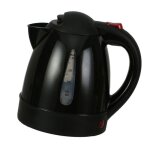 Bouilloire �lectrique 24v 250w 1l pour voiture - garosa - noir - int�rieur acier inoxydable - arr�t automatiqu ...