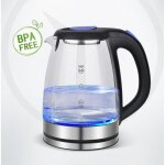 Bouilloire électrique - adam - en cristal sans bpa - 1. 8 litres - 1500 w Bouilloire électrique - adam - en cristal sans bpa - 1. 8 litres - 1500 w
