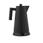 Bouilloire �lectrique - alessi - pliss� - noir - 17 l - contr�le de temp�rature