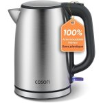 Bouilloire �lectrique cosori 17 l acier inoxydable 2200 w sans plastique au contact de l?eau �bullition ...