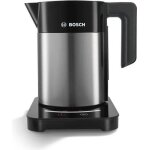 Bouilloire électrique programmable bosch twk7203 - noir et inox - 17l - socle 360° - arrêt automatique ... Bouilloire électrique programmable bosch twk7203 - noir et inox - 17l - socle 360° - arrêt automatique ...