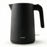 Bouilloire �lectrique seeger - 17l - 2200w - design pliss� moderne - sans bpa - filtre anti - calcaire ...