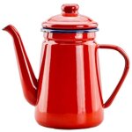 Bouilloire émaillée rouge 11l - quikf1678 - cuisinière à gaz et induction - coulée sans fil - socle 360° ... Bouilloire émaillée rouge 11l - quikf1678 - cuisinière à gaz et induction - coulée sans fil - socle 360° ...