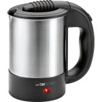 Bouilloire de voyage - clatronic - wkr 3624 - 05l - 1000w - acier inoxydable