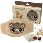 Bouillotte b�b� anti colique � noyaux de cerise ? ceinture chauffante micro - ondes oeko - tex & coton ...