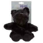 Bouillotte peluche petit chien anglais micro - ondes