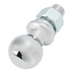 Boule dattelage de remorque - dilwe - 6000 lb - acier inoxydable - diamtre 2 pouces - tige 1x2 1 / 8 ...