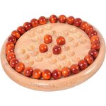 Boule dfi plateau de jeu en bois marble solitaire chese