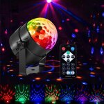 Lampe de sc�ne - boule disco - 7 couleurs - commande sonore - 3w led