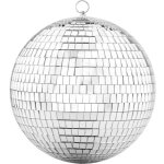 Boules � facettes - 200 mm - argent� - plastique - id�ale pour f�tes et danse