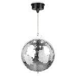 Boule  facettes - fuzzix - mb30ml - 30 cm - moteur  piles - led rgbw