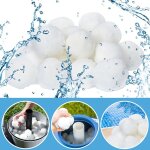 Boules filtrantes syst�me de filtration filtration pr�cise blanc remplace 25kg de sable piscine filtre ...
