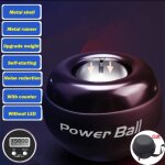 Boule gyroscopique - powerball - noir - compteur automatique - renforcement musculaire - fitness