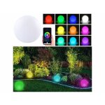 Boule lumineuse connectée sans fil pour extérieur rvbb - luminea home control - Ø 20 cm - blanc Boule lumineuse connectée sans fil pour extérieur rvbb - luminea home control - Ø 20 cm - blanc