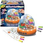 Boule lumineuse - crayola - set motoris - 10 couleurs - 3 vitesses - 6 feutres gel lavables