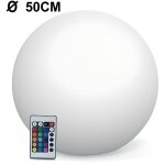 Boule lumineuse led multicolore 50cm sans fil fabriqué en polyéthylène épais Boule lumineuse led multicolore 50cm sans fil fabriqué en polyéthylène épais