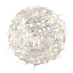 Boule lumineuse solaire suspendue de no�l �tanche ext�rieure d�cor pour jardin / cour et am�nagement ...