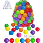 Boules de parc � balles - 100 boules anti - �crasement - 7 couleurs vives - pour piscine � balles tente ...