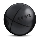 Boule de ptanque - obut - tonr - 72mm - 700gr - acier au carbone - finition noire satine