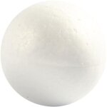 Boules en polystyr�ne - non sp�cifi� - 5 cm - 5 pcs - couleur blanche - mixte - l�g�res et multifonctionnelles ...