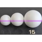 Boule polystyrne styropor pleine diam. 15 cm / 150 mm densit pro - haute densit de styropor blanc ...