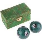Boules de sante qi gong - modle yin yang - 45mm