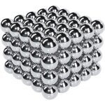 Boules de seau magn�tiques - zgeer - 100 billes - argent - nickel - cuivre - int�rieur