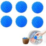 Boules de s�chage 6 balles de lavage r�utilisables renforce leffet de lavage et emp�che lenchev�trement ...