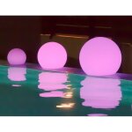 Boule sphère lumineuse moovere 50cm outdoor extérieur solaire + batterie rechargeable led / rgb Boule sphère lumineuse moovere 50cm outdoor extérieur solaire + batterie rechargeable led / rgb