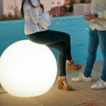 Boule sphère lumineuse moovere 80cm outdoor lumière froide Boule sphère lumineuse moovere 80cm outdoor lumière froide