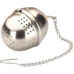 Boule  th - qualit suprieure - inox 18 / 10 - passe au lave - vaisselle - avec chanette